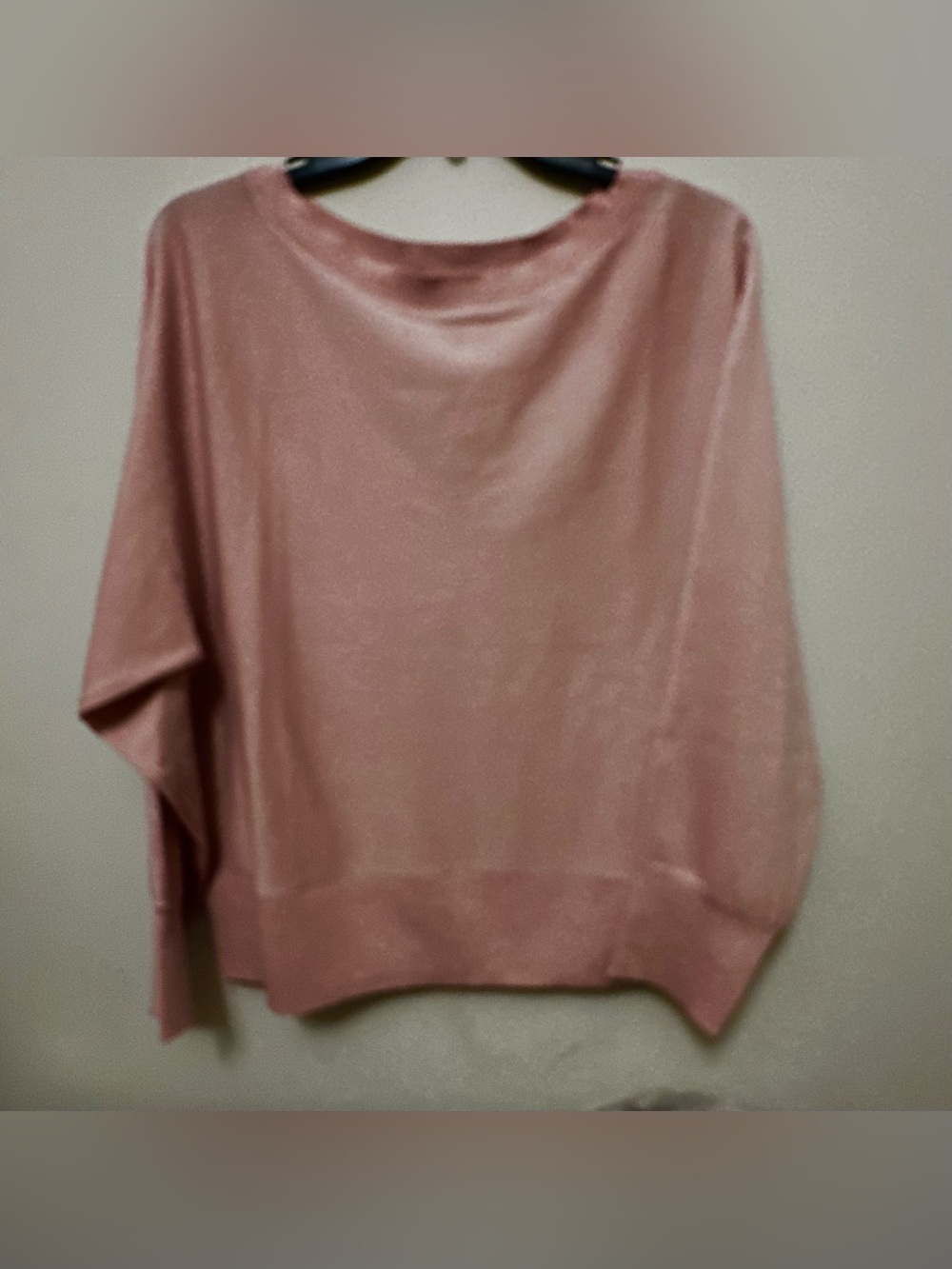 INC International Concepts Blush Pink Scoop Neck Sweater